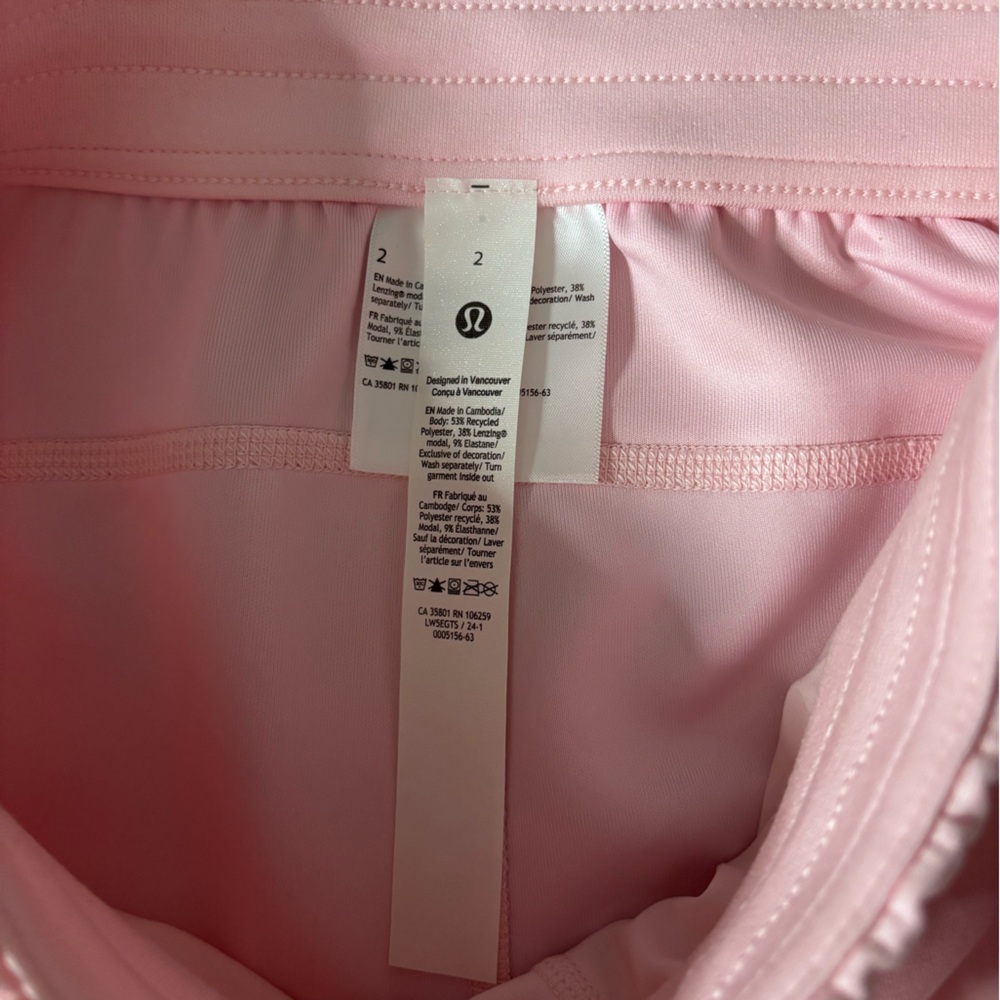 NWT Lululemon Softstreme High-Rise Pant In Strawberry Milkshake Size 2 Regular - Picture 5 of 11